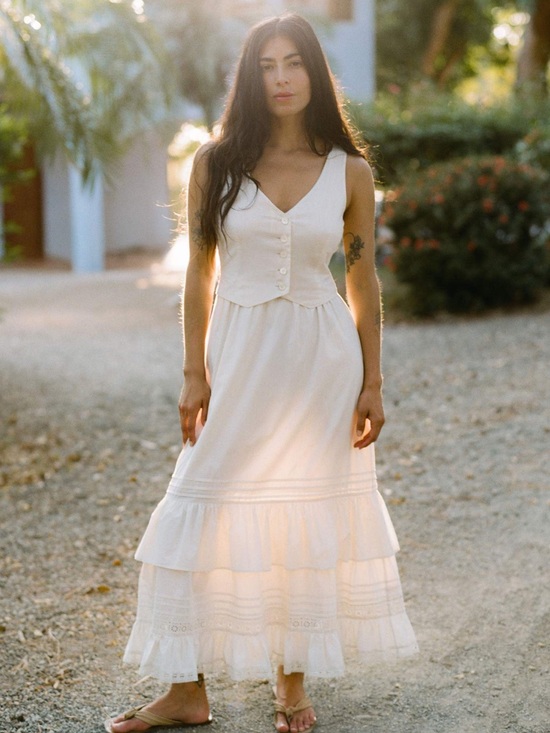Christy Dawn Dresses & Skirts - Christy Dawn Rafaella Dress in Pearl